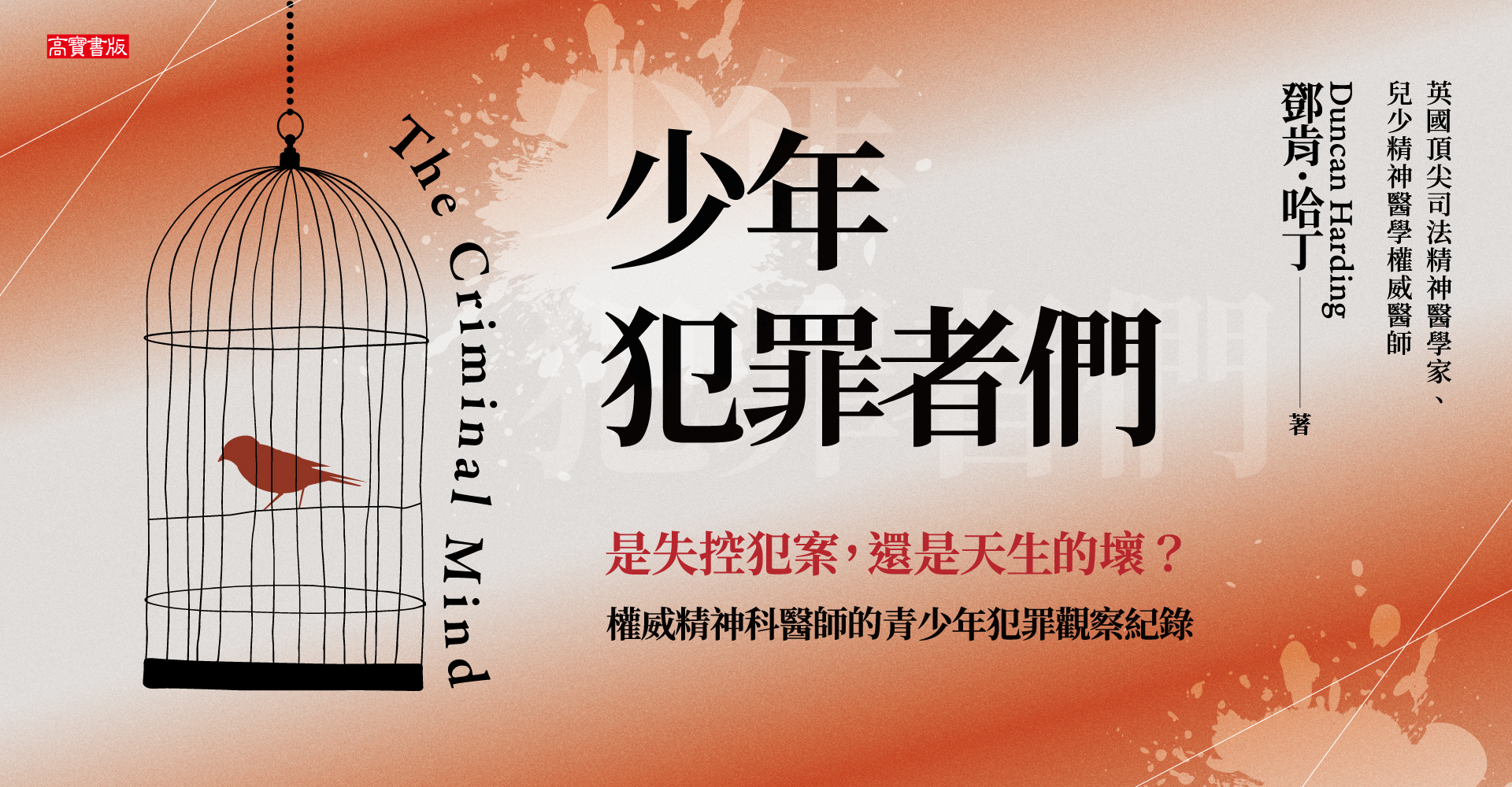 《少年犯罪者們：是失控犯案，還是天生的壞？權威精神科醫師的青少年犯罪觀察紀錄》