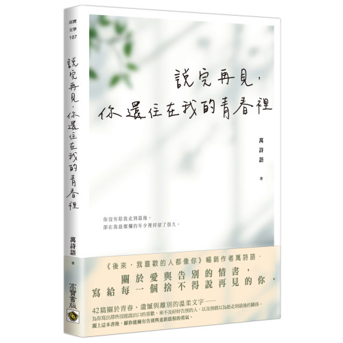 說完再見，你還住在我的青春裡